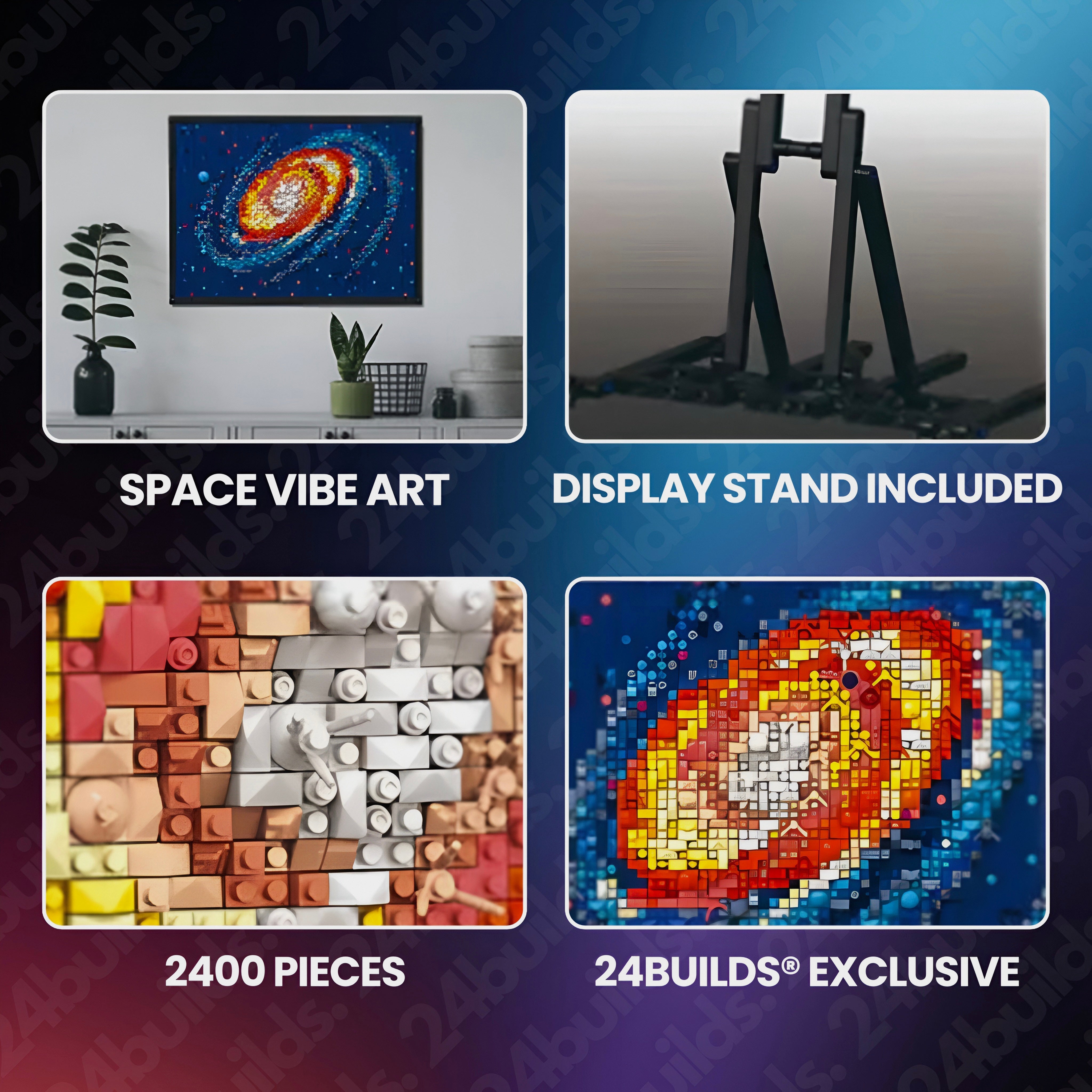 MILKY WAY PIXEL ART | 2438PCS