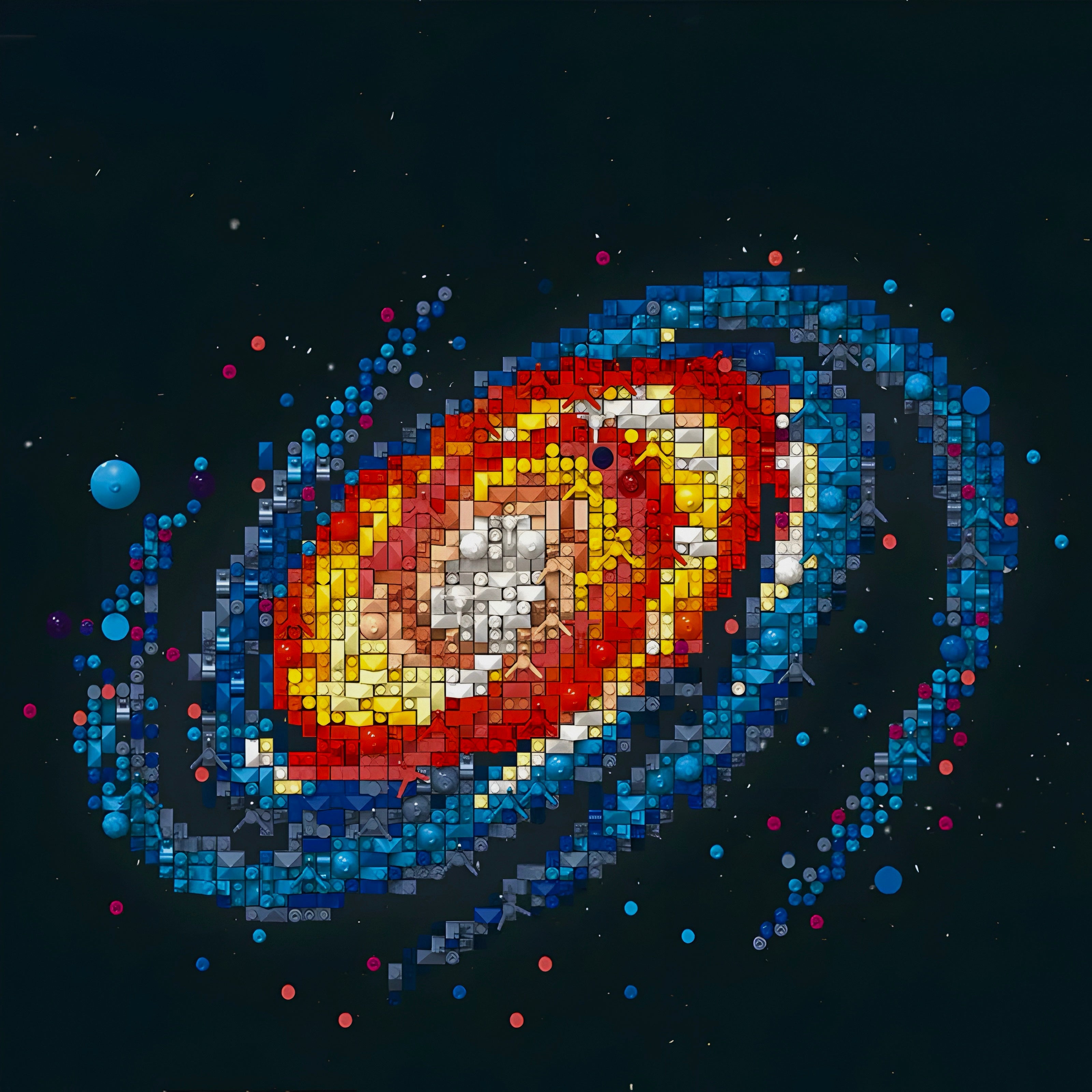 MILKY WAY PIXEL ART | 2438PCS