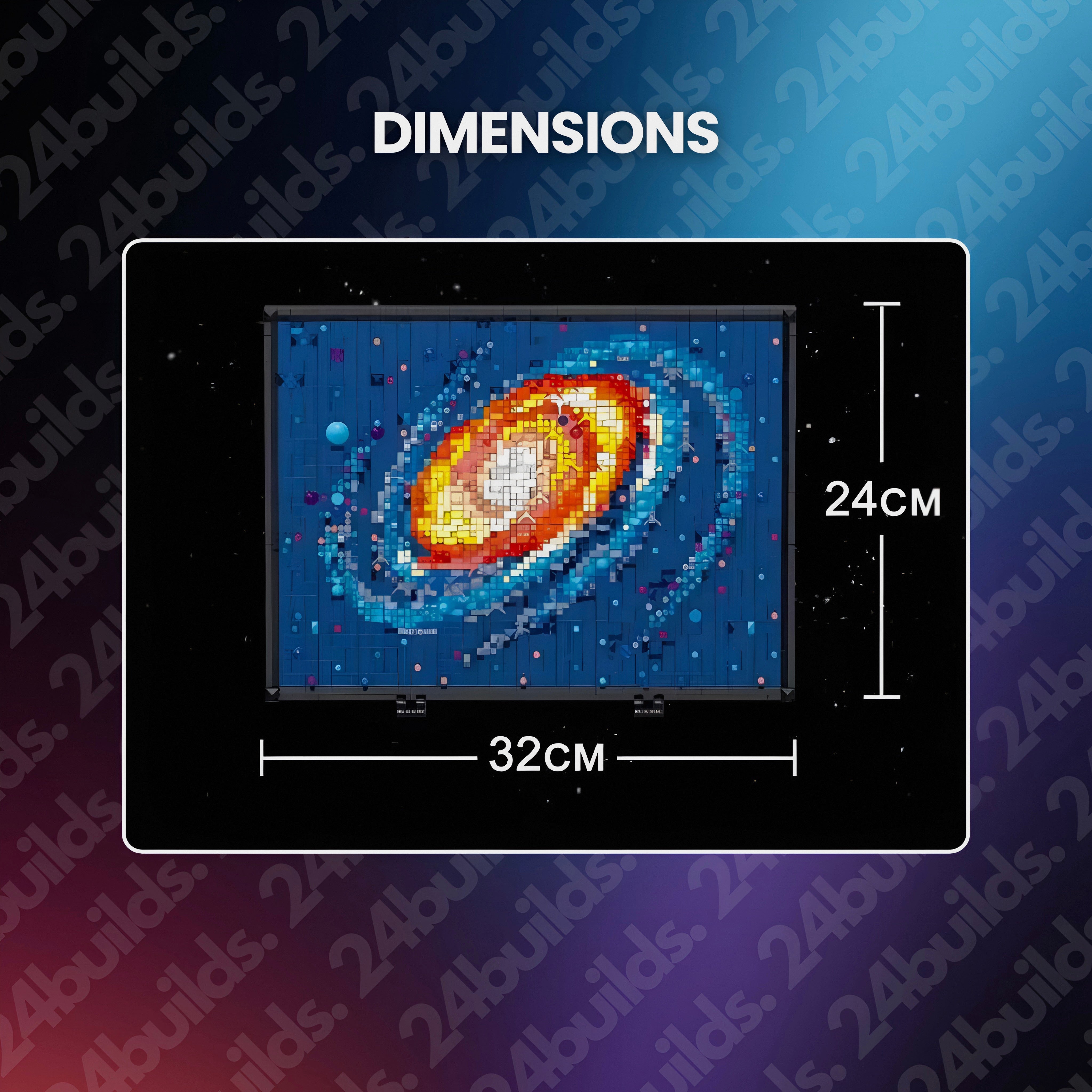 MILKY WAY PIXEL ART | 2438PCS