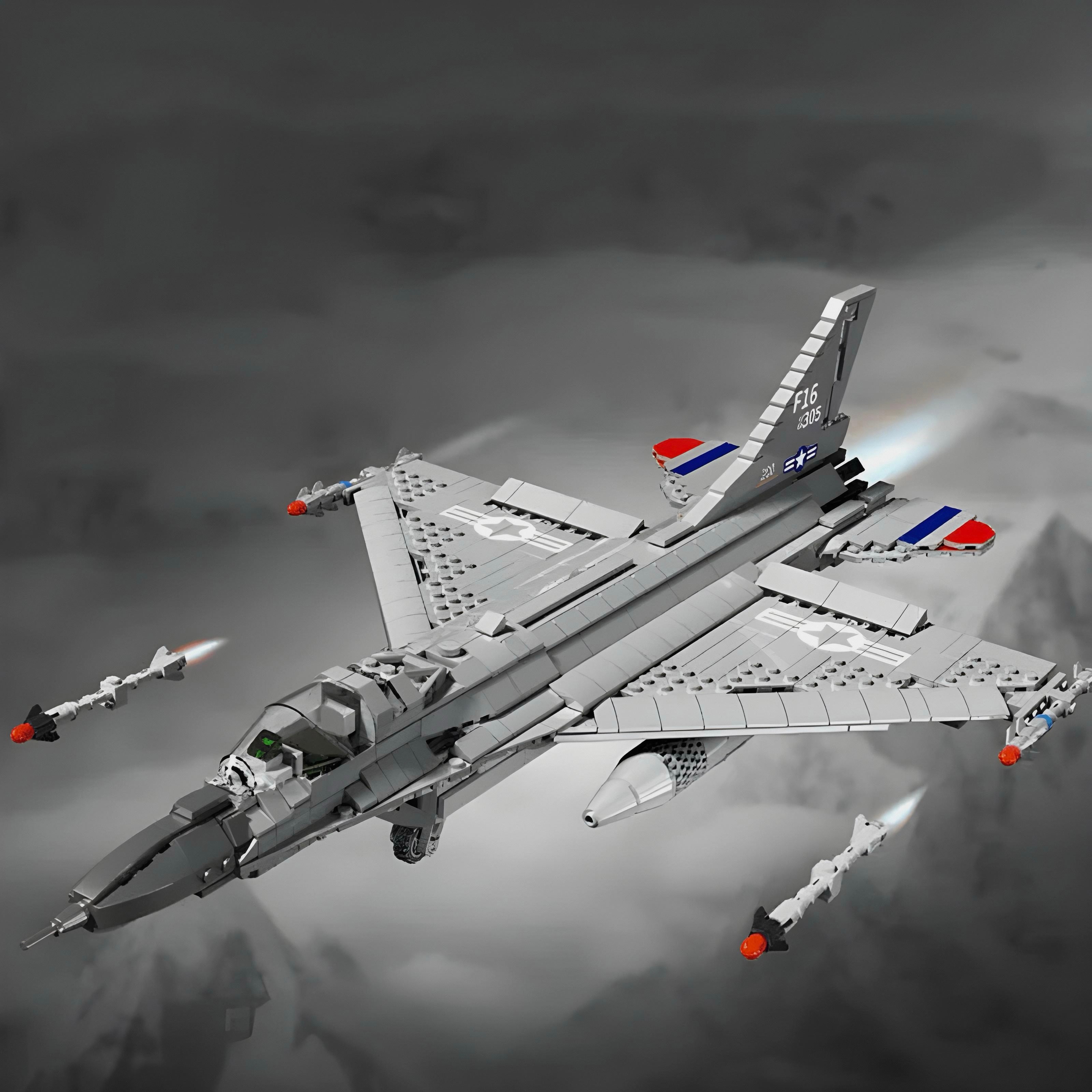 F16 FIGHTER JET | 1462PCS