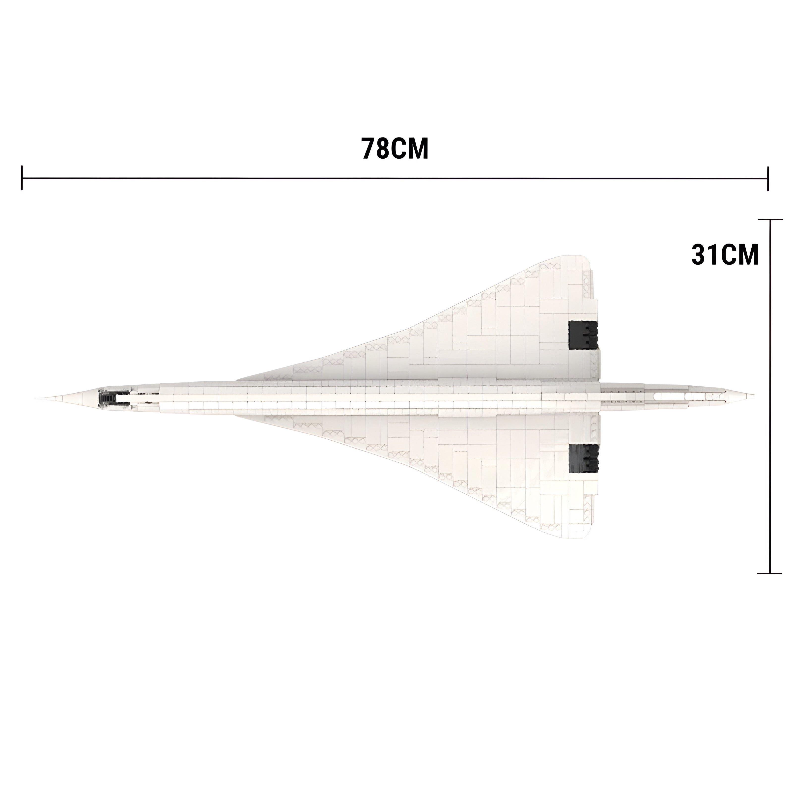 THE ULTIMATE 78CM CONCORDE | 1465PCS