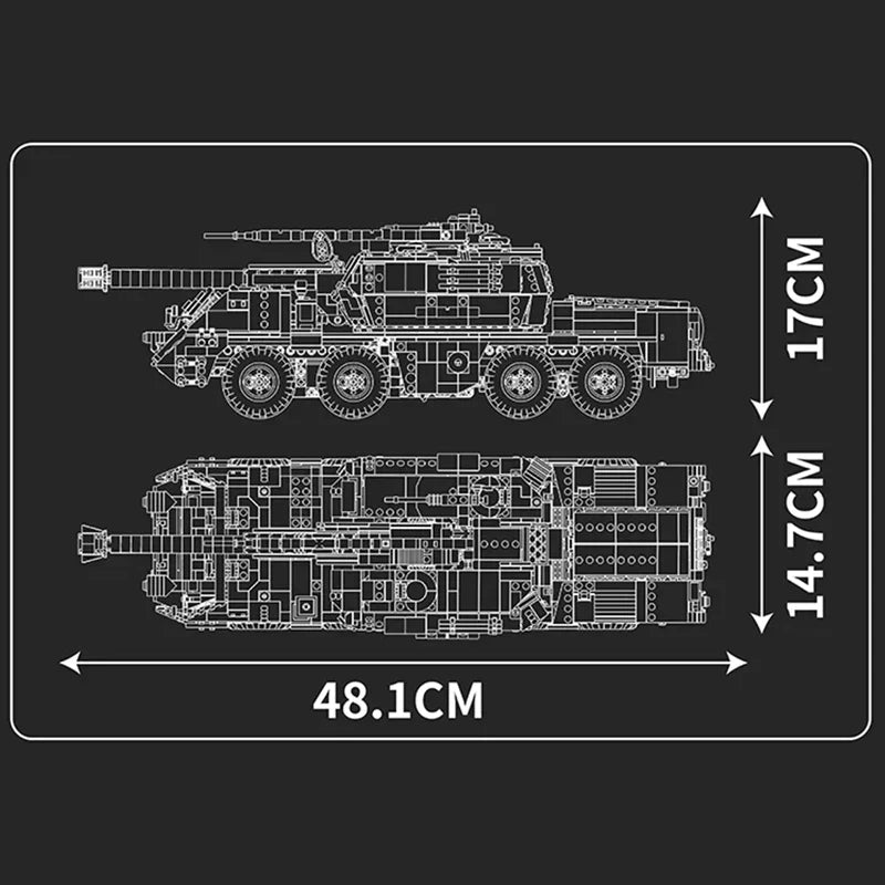 DANA SELF-PROPELLED ARTILLERY TANK | 1922PCS