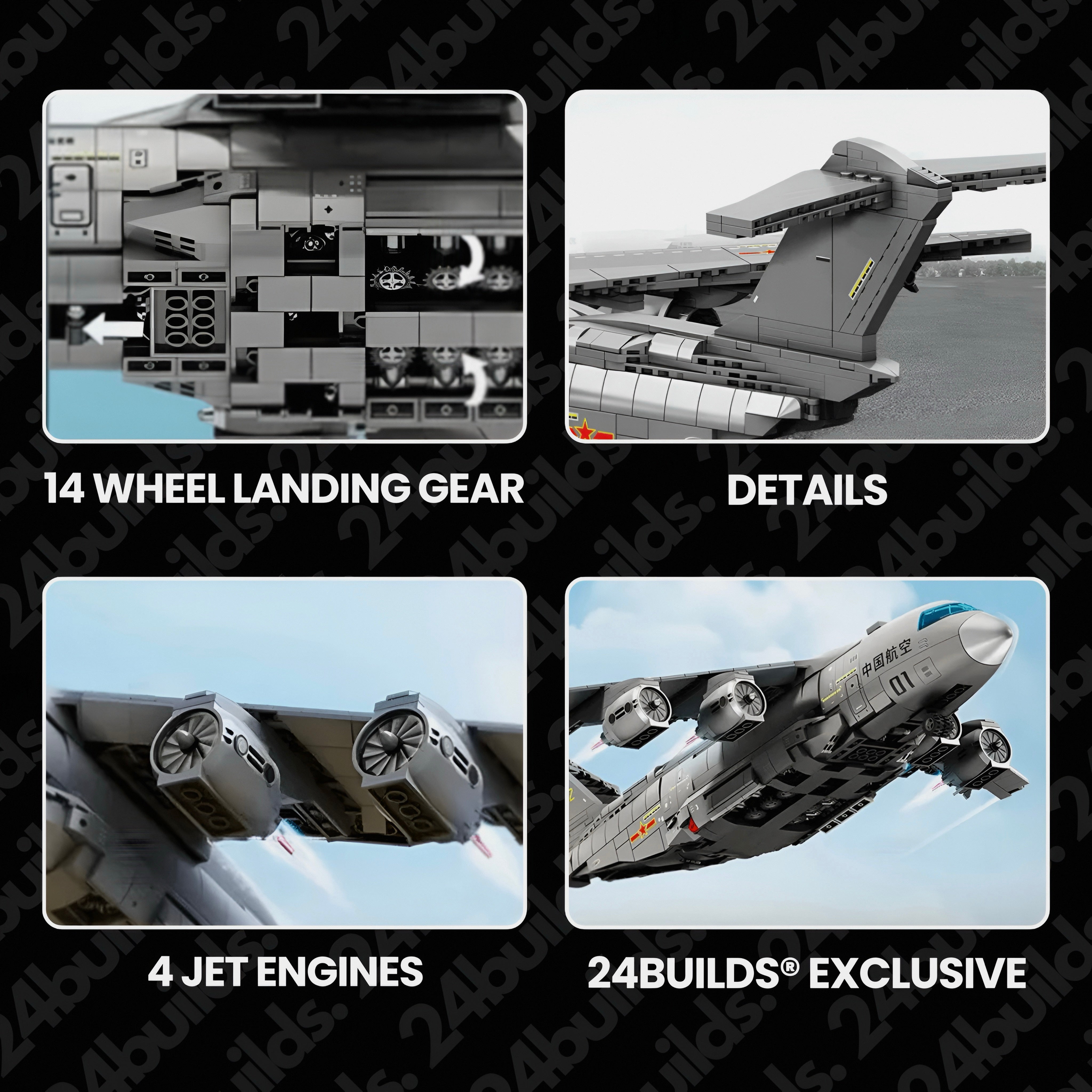 Y-20 TRANSPORT AIRCRAFT | 1416PCS