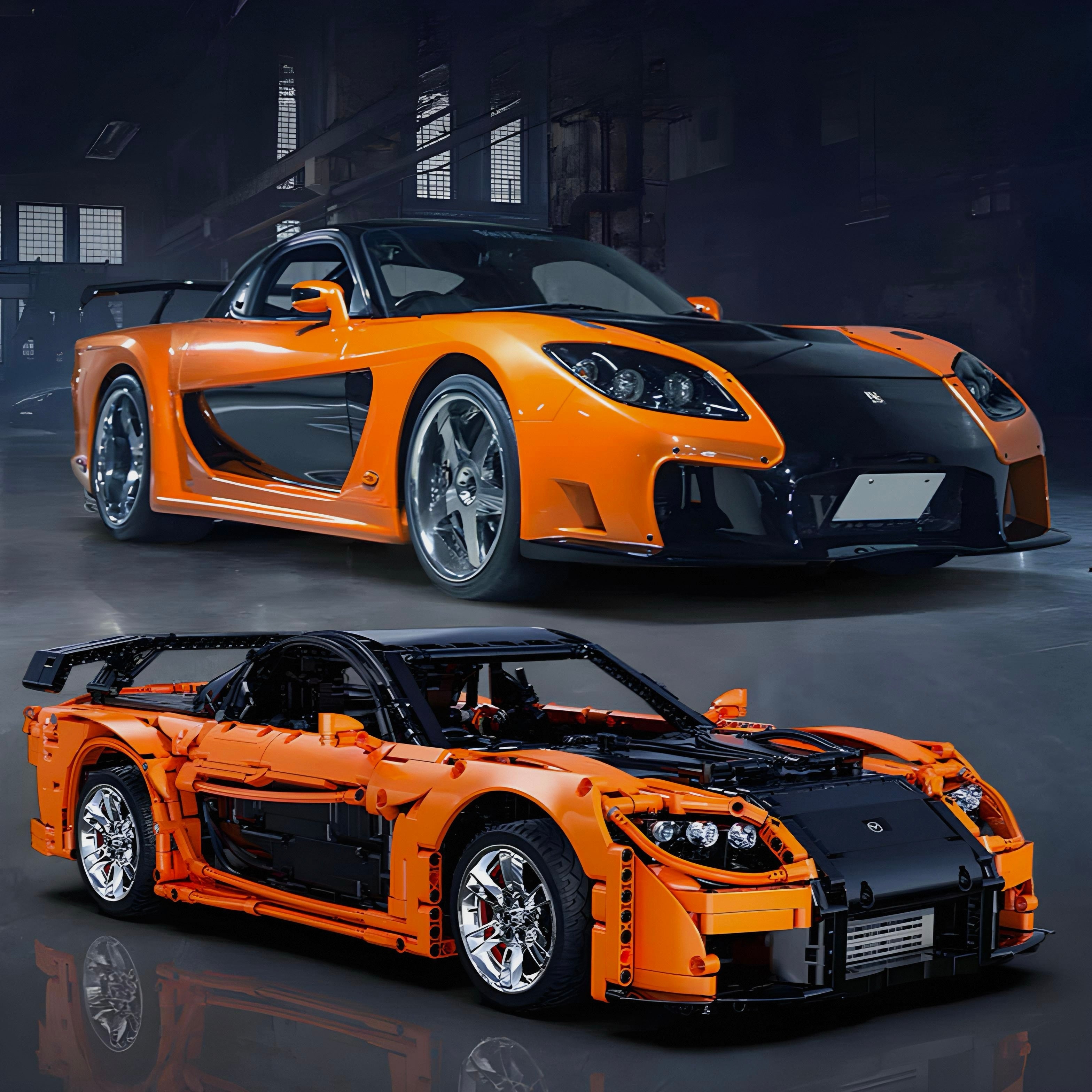 HAN'S SINGLE TURBO RX-7 | 3073PCS