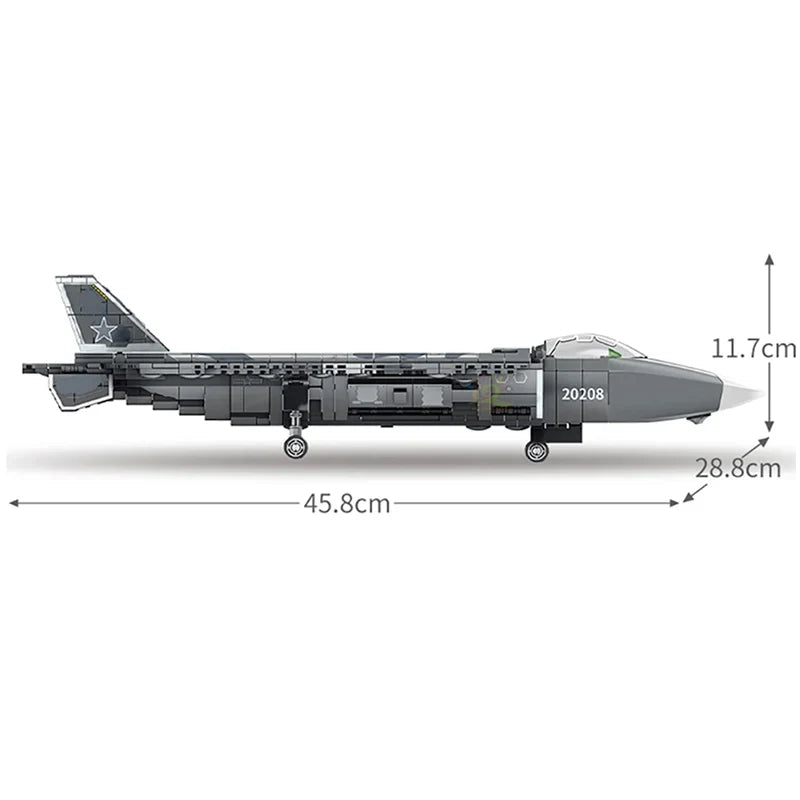 J-20 FIGHTER AIRCRAFT | 774PCS