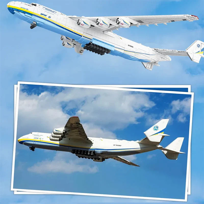 THE ULTIMATE ANTONOV 225 WITH STAND | 5349PCS